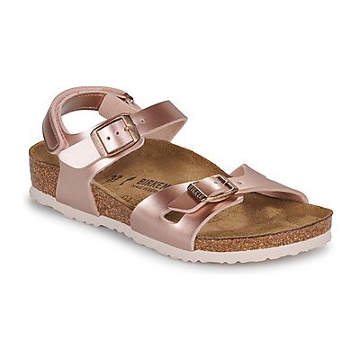 Sandales plates BIRKENSTOCK Rio AS Kids Rose 37,38,24,25,26,27,28,29,30,31,32,33,34,35 Meisjes Sandales plates BIRKENSTOCK Rio AS Kids Rose 37,38,24,25,26,27,28,29,30,31,32,33,34,35 Meisjes