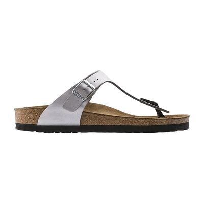 Sandales plates BIRKENSTOCK Gizeh Birko-Flor Regular - Silver Argenté 36,37,38,39,40 Dames Sandales plates BIRKENSTOCK Gizeh Birko-Flor Regular - Silver Argenté 36,37,38,39,40 Dames