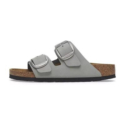 Sandales plates BIRKENSTOCK Femme ARIZONA BIG BUCKLE CUIR étroi Argenté 36,37,38,39,40,41 Dames Sandales plates BIRKENSTOCK Femme ARIZONA BIG BUCKLE CUIR étroi Argenté 36,37,38,39,40,41 Dames