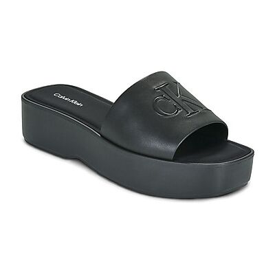 Sandales compensées Calvin Klein Jeans FLATF SNDL LTH MG Noir 36,37,39,40,41 Dames Sandales compensées Calvin Klein Jeans FLATF SNDL LTH MG Noir 36,37,39,40,41 Dames