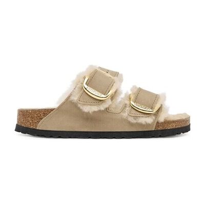 Sandales plates BIRKENSTOCK BASKETS ARIZONA SHEARLG Marron 37,38 Dames Sandales plates BIRKENSTOCK BASKETS ARIZONA SHEARLG Marron 37,38 Dames