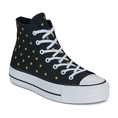 Baskets montantes Converse LIFT PLATFORM EMBROIDERED STARS Noir 36,36 1/2,37,37 1/2,38,39,39 1/2,40,41,42,35 Dames Baskets montantes Converse LIFT PLATFORM EMBROIDERED STARS Noir 36,36 1/2,37,37 1/2,38,39,39 1/2,40,41,42,35 Dames