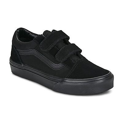 Baskets basses enfant Vans UY Old Skool V Blk/Blk Noir 27,27 1/2,28,29,30,31,32,32 1/2,33,34 Jongens Baskets basses enfant Vans UY Old Skool V Blk/Blk Noir 27,27 1/2,28,29,30,31,32,32 1/2,33,34 Jongens