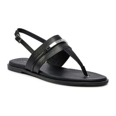 Sandales plates Calvin Klein Jeans flat sandal metal bar Noir 38,40 Dames Sandales plates Calvin Klein Jeans flat sandal metal bar Noir 38,40 Dames