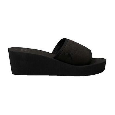 Mules Calvin Klein Jeans Chaussures compensées Beach Wedge Slide noires Noir 38,39,40 Dames Mules Calvin Klein Jeans Chaussures compensées Beach Wedge Slide noires Noir 38,39,40 Dames