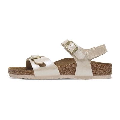 Sandales plates BIRKENSTOCK Rio Hl Kids, Birko Flor Blanc 31,32,33,34 Jongens Sandales plates BIRKENSTOCK Rio Hl Kids, Birko Flor Blanc 31,32,33,34 Jongens