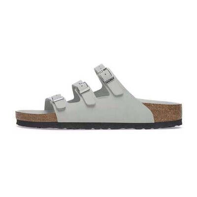 Sandales plates BIRKENSTOCK FLORIDA NUBUCK étroite Vert 36,37,39,40,41 Dames Sandales plates BIRKENSTOCK FLORIDA NUBUCK étroite Vert 36,37,39,40,41 Dames