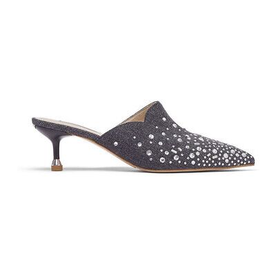Sabots Liu Jo Mules en denim avec pierres fantaisie Gris 38,39,35 Dames Sabots Liu Jo Mules en denim avec pierres fantaisie Gris 38,39,35 Dames