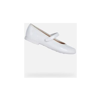 Ballerines enfant Geox JR PLIE' Blanc 36,37,39,26,27,28,29,30,31,32,33,34,35 Meisjes Ballerines enfant Geox JR PLIE' Blanc 36,37,39,26,27,28,29,30,31,32,33,34,35 Meisjes