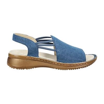 Sandales compensées Ara Sandales Bleu 38,39,40,41 Dames Sandales compensées Ara Sandales Bleu 38,39,40,41 Dames