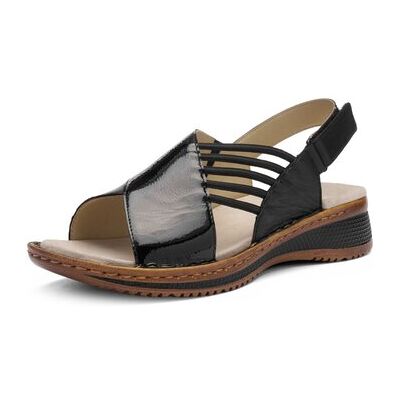 Sandales compensées Ara - Noir 36,38,39,40,42,35 Dames Sandales compensées Ara - Noir 36,38,39,40,42,35 Dames