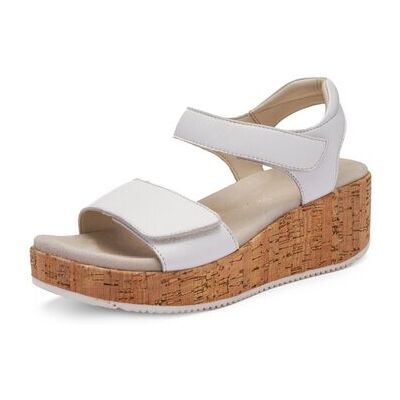 Sandales compensées Ara - Blanc 36,37,38,40,41,42 Dames Sandales compensées Ara - Blanc 36,37,38,40,41,42 Dames