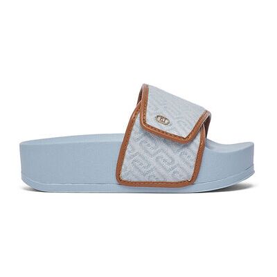 Mules Liu Jo Mules à plateforme en denim jacquard Bleu 36,37,38,39,40,41,35 Dames Mules Liu Jo Mules à plateforme en denim jacquard Bleu 36,37,38,39,40,41,35 Dames