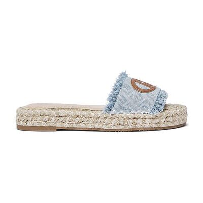 Mules Liu Jo Mules en denim avec maxi logo Bleu 36,37,38,39,40,41,35 Dames Mules Liu Jo Mules en denim avec maxi logo Bleu 36,37,38,39,40,41,35 Dames