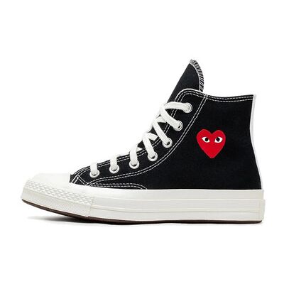 Baskets montantes Converse Comme des Garçons Single Heart Chuck 70 Black High Noir 37 1/2,38,41 1/2 Dames Baskets montantes Converse Comme des Garçons Single Heart Chuck 70 Black High Noir 37 1/2,38,41 1/2 Dames