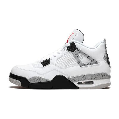 Baskets montantes Nike 4 Retro White Cement Gris 40,44 1/2,44,45 1/2,46 Dames Baskets montantes Nike 4 Retro White Cement Gris 40,44 1/2,44,45 1/2,46 Dames