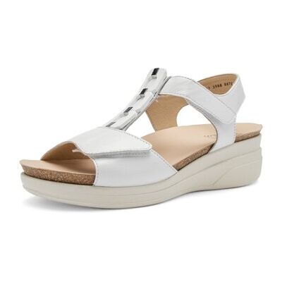 Sandales compensées Ara - Blanc 36,37,38,40,41 Dames Sandales compensées Ara - Blanc 36,37,38,40,41 Dames