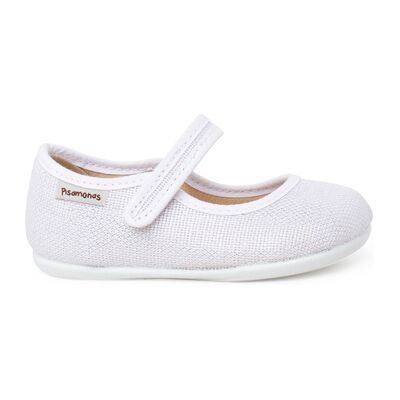 Ballerines enfant Pisamonas Babies Barefoot Lin Brillant À Scratch Blanc 19,20,21,22,23,24,25 Meisjes Ballerines enfant Pisamonas Babies Barefoot Lin Brillant À Scratch Blanc 19,20,21,22,23,24,25 Meisjes