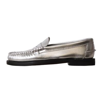 Mocassins Sebago Mocassin Cuir Dan Met Woman Gris 36,37,37 1/2,38,38 1/2,39,40,40 1/2,41 Dames Mocassins Sebago Mocassin Cuir Dan Met Woman Gris 36,37,37 1/2,38,38 1/2,39,40,40 1/2,41 Dames