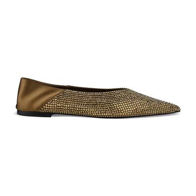 Ballerines Saint Laurent Mules Nour 05 Doré 36,36 1/2,37,37 1/2,38,38 1/2,40,35 1/2 Dames Ballerines Saint Laurent Mules Nour 05 Doré 36,36 1/2,37,37 1/2,38,38 1/2,40,35 1/2 Dames