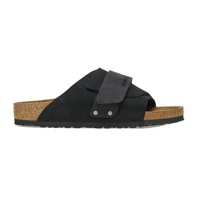 Sandales plates BIRKENSTOCK KYOTO SUE NUB LEATH BLACK M 1022566 Noir 40,41,42,43,45 Heren Sandales plates BIRKENSTOCK KYOTO SUE NUB LEATH BLACK M 1022566 Noir 40,41,42,43,45 Heren