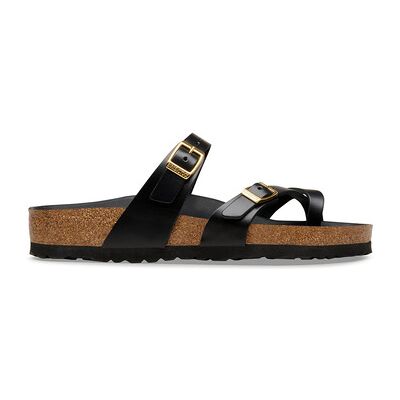Sandales plates BIRKENSTOCK MAYARI HEX NAT LEATH BLACK 1031482 Noir 36,37,38,39,40 Dames Sandales plates BIRKENSTOCK MAYARI HEX NAT LEATH BLACK 1031482 Noir 36,37,38,39,40 Dames
