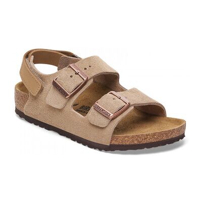 Sandales plates BIRKENSTOCK Milano as kids suede leather Beige 37,39,30,33 Jongens Sandales plates BIRKENSTOCK Milano as kids suede leather Beige 37,39,30,33 Jongens