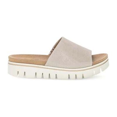 Mules Gabor Mules en cuir à talon compensé Doré 37,38 1/2,39,40,40 1/2,41,42,42 1/2 Dames Mules Gabor Mules en cuir à talon compensé Doré 37,38 1/2,39,40,40 1/2,41,42,42 1/2 Dames