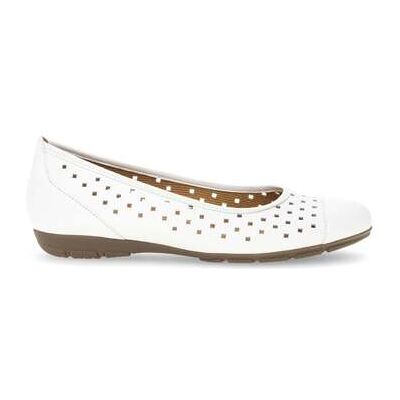 Ballerines Gabor Ballerines en cuir à talon décroché Blanc 36,37,39,40,40 1/2,41,42,42 1/2,43 Dames Ballerines Gabor Ballerines en cuir à talon décroché Blanc 36,37,39,40,40 1/2,41,42,42 1/2,43 Dames