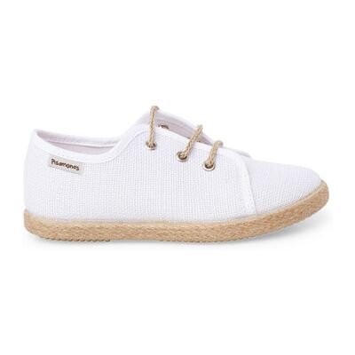 Espadrilles enfant Pisamonas Derbies Enfants Lin Lacets Jute Blanc 36,20,21,22,23,24,25,26,27,28,29,30,31,32,33,34,35 Jongens Espadrilles enfant Pisamonas Derbies Enfants Lin Lacets Jute Blanc 36,20,21,22,23,24,25,26,27,28,29,30,31,32,33,34,35 Jongens