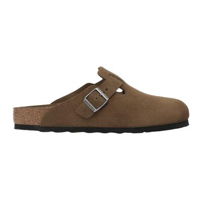 Sabots BIRKENSTOCK Boston BS Soft Footbed Dark Tea Tonal Blanc 37,38 Heren Sabots BIRKENSTOCK Boston BS Soft Footbed Dark Tea Tonal Blanc 37,38 Heren