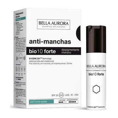 Crème dépigmentante Bella Aurora Bio10 Forte pour peaux sensibles Crème dépigmentante Bella Aurora Bio10 Forte pour peaux sensibles