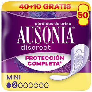 Accessoires corps Ausonia Serviettes D 39;incontinence Discreet Mini 50 Unités Unique Heren Accessoires corps Ausonia Serviettes D 39;incontinence Discreet Mini 50 Unités Unique Heren