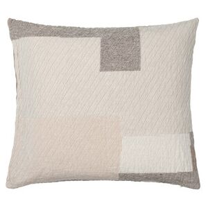 Broste Copenhagen - Housse de coussin Patch - 60x60cm - Beige/Marron - Housse de coussin Broste Copenhagen - Housse de coussin Patch - 60x60cm - Beige/Marron - Housse de coussin