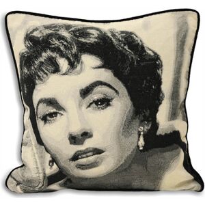 Housse de coussin Riva Home Elizabeth Taylor - Noir - 45x45cm Housse de coussin Riva Home Elizabeth Taylor - Noir - 45x45cm