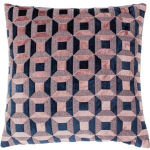 Housse de coussin Empire Paoletti - Velours faux géométrique 45cm Housse de coussin Empire Paoletti - Velours faux géométrique 45cm