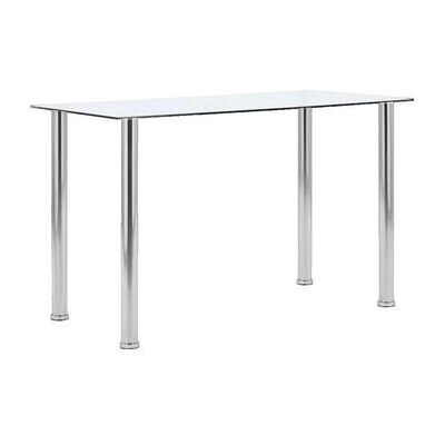 Table à manger en verre trempé vidaXL - Table à manger Table à manger en verre trempé vidaXL - Table à manger
