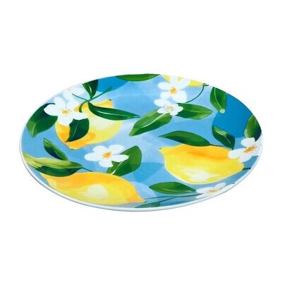 Set de table Signes Grimalt Assiette À Dessert Citrons Avec Boîte Cadeau Bleu Unique Dames Set de table Signes Grimalt Assiette À Dessert Citrons Avec Boîte Cadeau Bleu Unique Dames