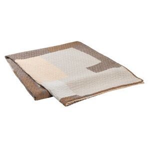 Plaids, jetés Broste Copenhagen PATCH Beige 240x260 cm Dames Plaids, jetés Broste Copenhagen PATCH Beige 240x260 cm Dames