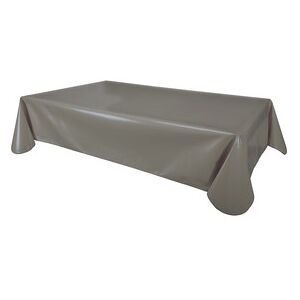 Nappe Taupe Habitable - 140x200 cm - Résistante aux taches Nappe Taupe Habitable - 140x200 cm - Résistante aux taches