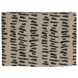 Côté Table BRUSH Nappe Noire 170x320 cm - Nappe Côté Table BRUSH Nappe Noire 170x320 cm - Nappe