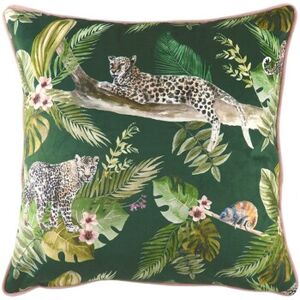 Housse de Coussin Evans Lichfield Jungle Leopard - Vert - Housse de Coussin Housse de Coussin Evans Lichfield Jungle Leopard - Vert - Housse de Coussin