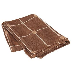 Plaids, jetés Broste Copenhagen TILA Marron 130x180 cm Heren Plaids, jetés Broste Copenhagen TILA Marron 130x180 cm Heren
