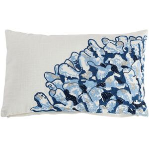 Housse de Couvre-oreiller Côté Table CORFOU Bleu - Housses de coussins Housse de Couvre-oreiller Côté Table CORFOU Bleu - Housses de coussins