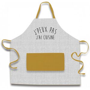 Torchons Future Home Tablier de cuisine "J'peux pas j'ai cuisine" Multicolore 70 cm Heren Torchons Future Home Tablier de cuisine "J'peux pas j'ai cuisine" Multicolore 70 cm Heren
