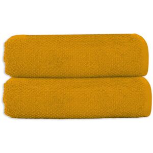Serviettes et gants de toilette Guy Levasseur Lot 2 serviettes de bain 70x140 coton éponge Jaune 70x140 cm Dames Serviettes et gants de toilette Guy Levasseur Lot 2 serviettes de bain 70x140 coton éponge Jaune 70x140 cm Dames