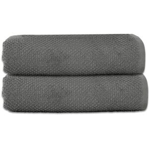 Serviettes et gants de toilette Guy Levasseur Lot 2 serviettes de bain 70x140 coton éponge Noir 70x140 cm Dames Serviettes et gants de toilette Guy Levasseur Lot 2 serviettes de bain 70x140 coton éponge Noir 70x140 cm Dames