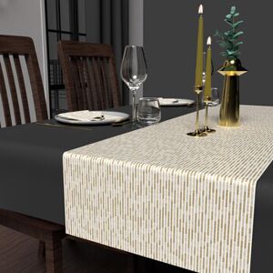 Serviettes de table Nappes, Sets de table Soleil D'Ocre Gold Blanc 40x180 cm Dames Serviettes de table Nappes, Sets de table Soleil D'Ocre Gold Blanc 40x180 cm Dames