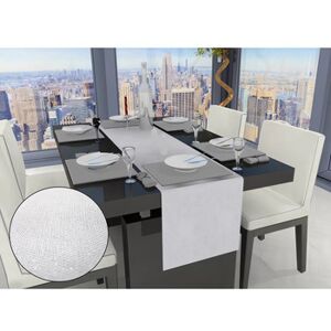 Serviettes de table Nappes, Sets de table Soleil D'Ocre Bella Blanc 40x140 cm Heren Serviettes de table Nappes, Sets de table Soleil D'Ocre Bella Blanc 40x140 cm Heren