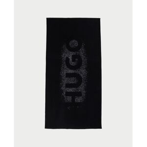 Serviettes de plage HUGO Serviette de plage avec logo Noir Unique Heren Serviettes de plage HUGO Serviette de plage avec logo Noir Unique Heren